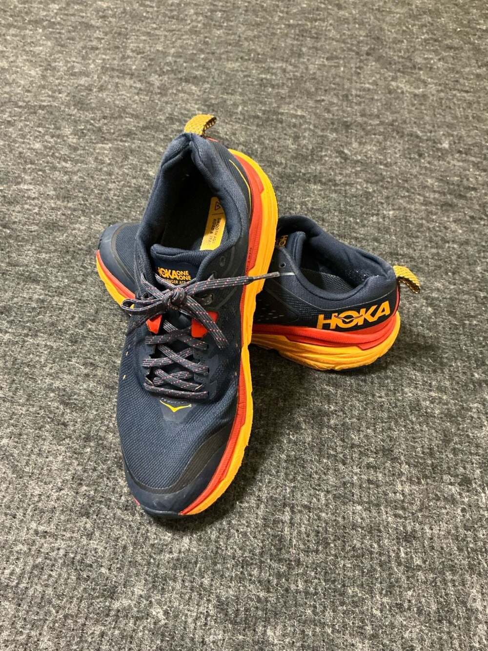 Hoka One One Challenger ATR 6 Trail Running Shoes Mens Size 10.5 Color Yellow